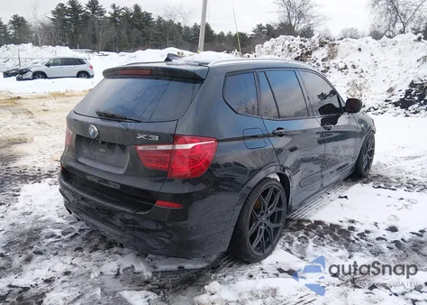 2014 BMW X3 xDrive35I z USA, uszkodzony, nr VIN 5UXWX7C56EL984961